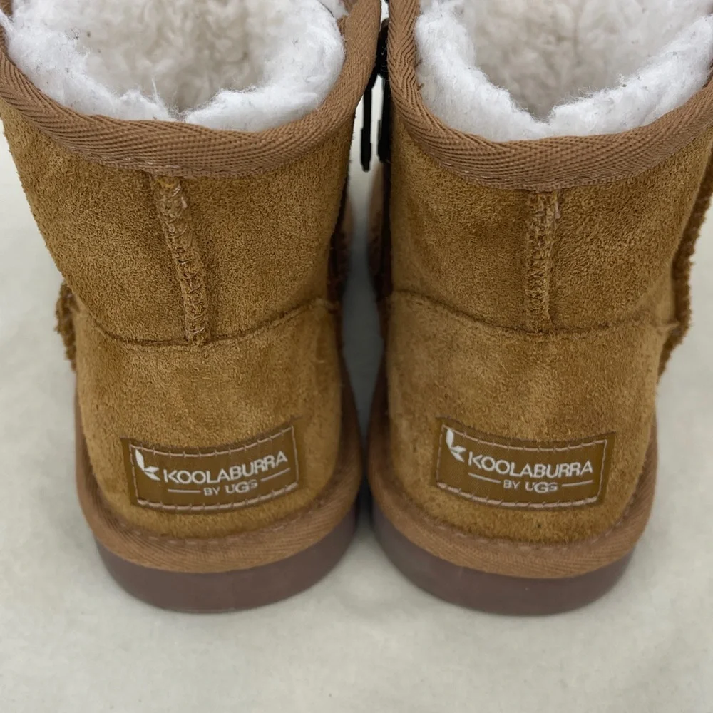 Koolaburra by UGGS Tan Kids Slippers TODDLER SIZE 12